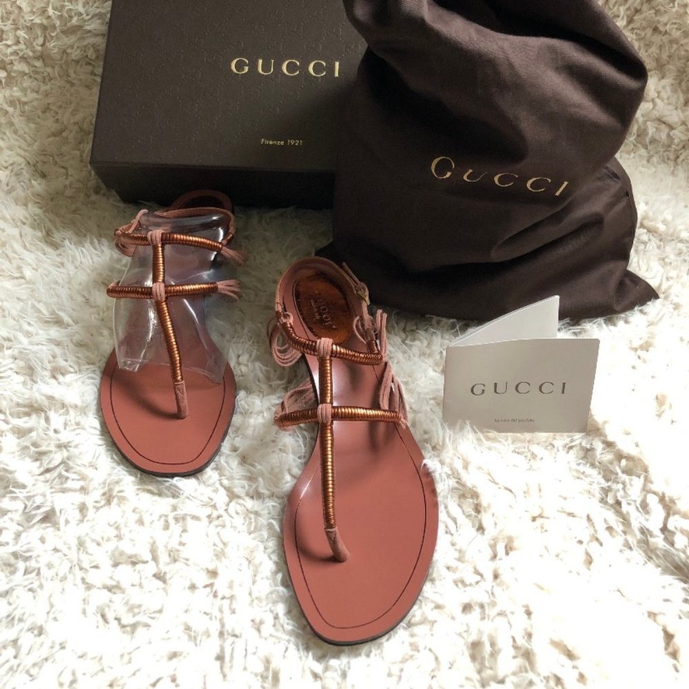 Gucci Sandals in Dusty Rose